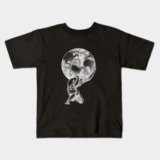 Atlas Greek mythology Kids T-Shirt